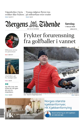 Cover of Bergens Tidende