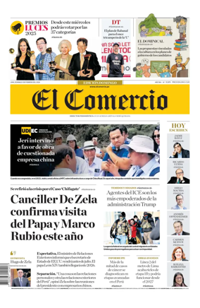 Cover of Diario El Comercio