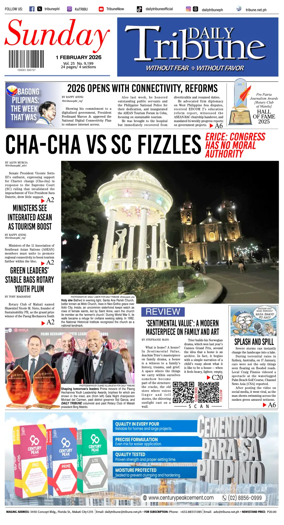 Cover of Daily Tribune (Philippines)