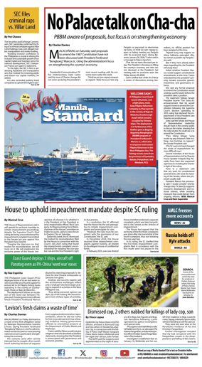 Cover of Manila Standard
