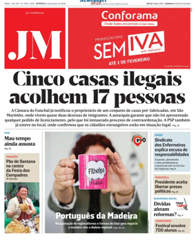 Cover of Jornal Madeira