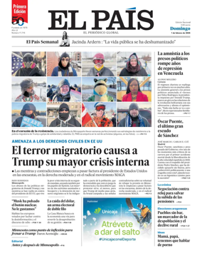 Cover of EL PAIS primera edicion