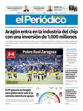 Cover of El Periodico Aragon