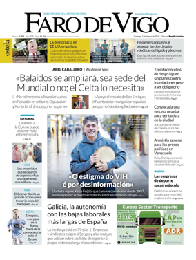 Cover of Faro de Vigo