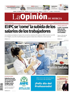 Cover of La Opinion de Murcia
