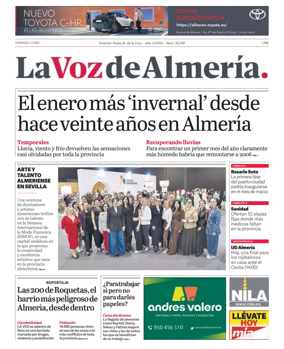Cover of La Voz de Almeria