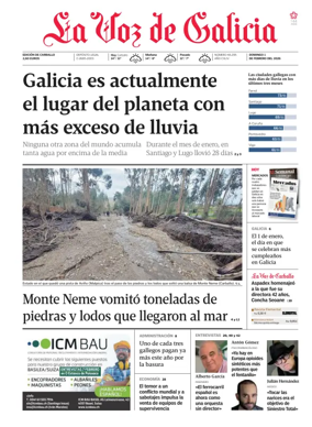 Cover of La Voz de Galicia (Carballo)