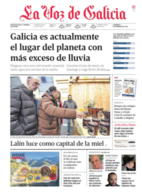 Cover of La Voz de Galicia (Deza)