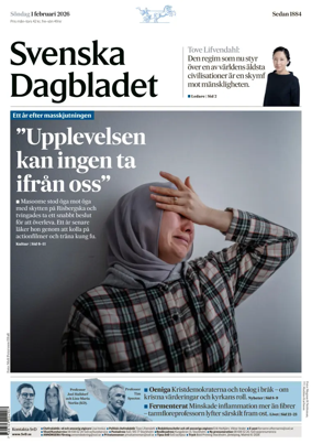 Cover of Svenska Dagbladet