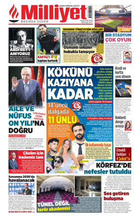 Cover of Milliyet
