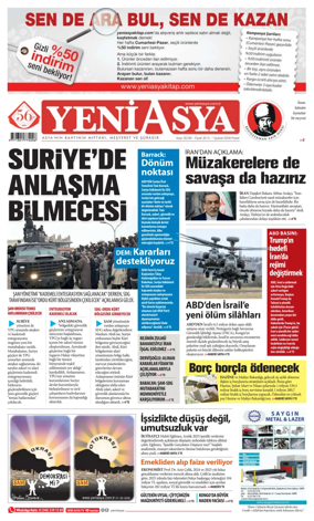 Cover of Yeni Asya