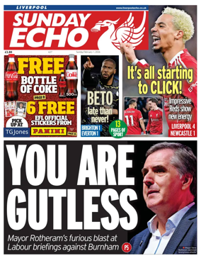 Cover of Liverpool Echo