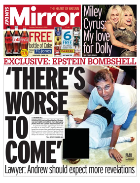 Cover of Sunday Mirror
