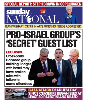 Cover of The National (Scotland)