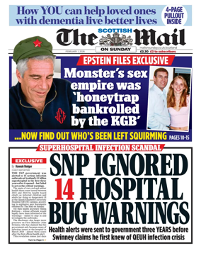 Cover of The Scottish Mail on Sunday