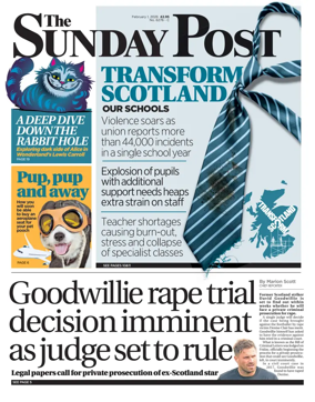 Cover of The Sunday Post (Central Edition)