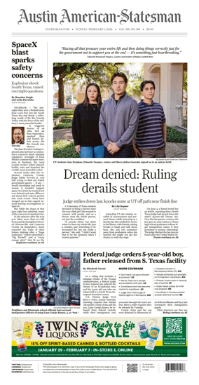 Cover of Austin American-Statesman