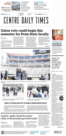 Cover of Centre Daily Times (Sunday)