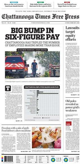 Cover of Chattanooga Times Free Press