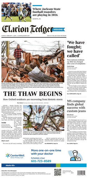 Cover of Clarion Ledger