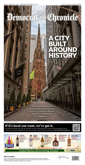 Cover of Democrat and Chronicle