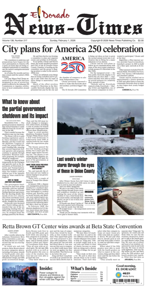 Cover of El Dorado News-Times (VCID - Camden News)