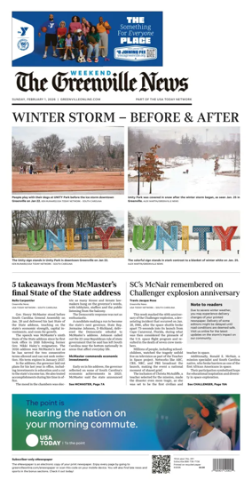 Cover of The Greenville News