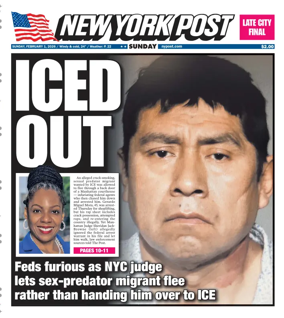 Cover of New York Post
