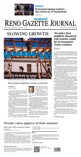 Cover of Reno Gazette Journal