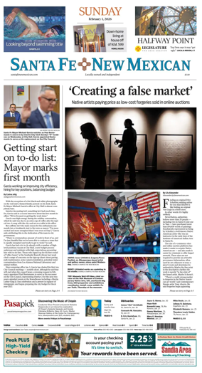 Cover of Santa Fe New Mexican