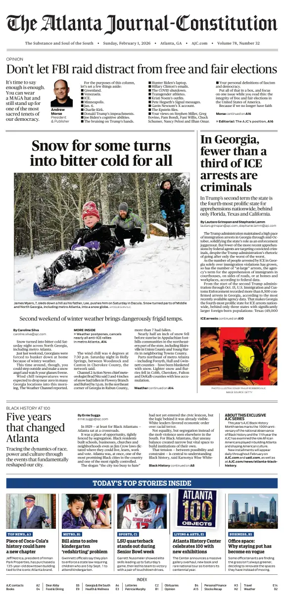 Cover of The Atlanta Journal-Constitution