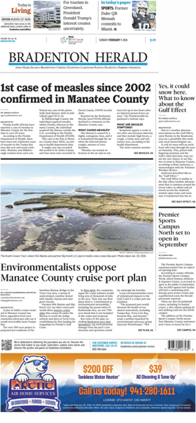 Cover of The Bradenton Herald (Sunday)