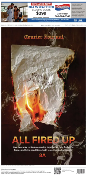 Cover of The Courier-Journal (Louisville)