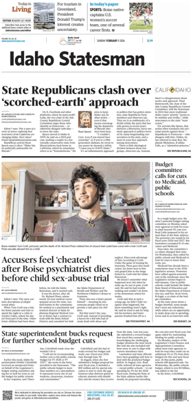 Cover of The Idaho Statesman (Sunday)