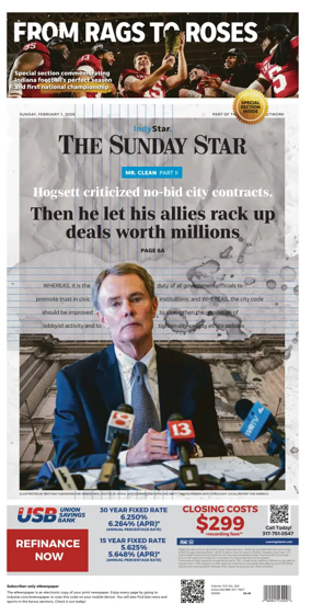 Cover of The Indianapolis Star