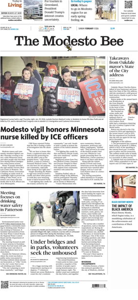 Cover of The Modesto Bee (Sunday)