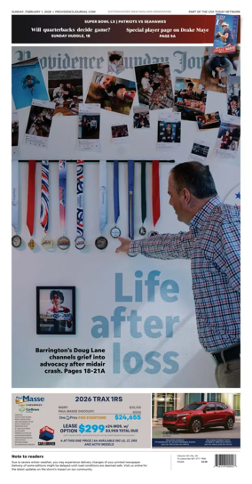 Cover of The Providence Journal