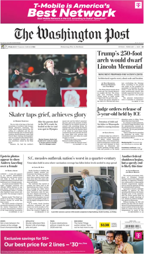 Cover of The Washington Post Sunday