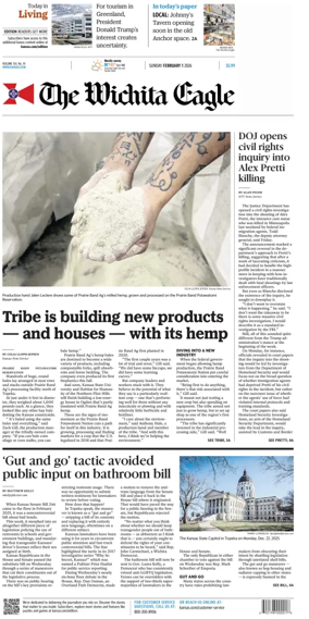 Cover of The Wichita Eagle (Sunday)