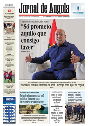 Cover of Jornal de Angola