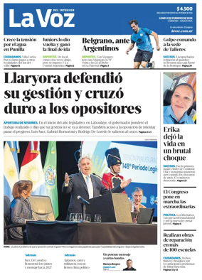 Cover of La Voz del Interior