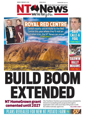 Cover of NT News