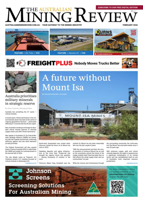 Cover of The Australian Mining Review