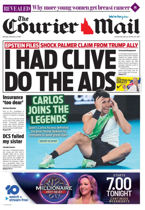 Cover of The Courier-Mail