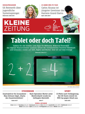 Cover of Kleine Zeitung Steiermark