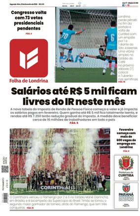 Cover of Folha de Londrina