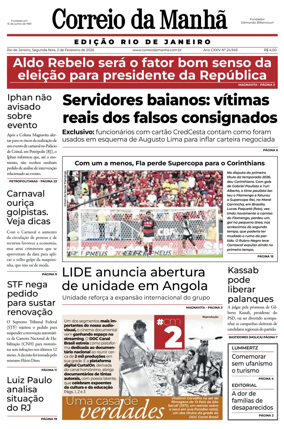 Cover of Jornal Correio da Manha
