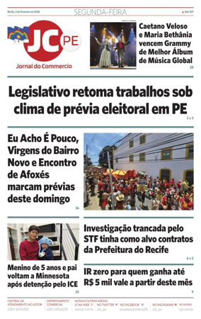 Cover of Jornal do Commercio