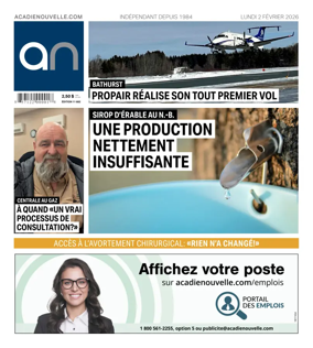 Cover of Acadie Nouvelle