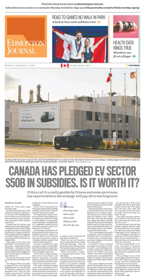 Cover of Edmonton Journal